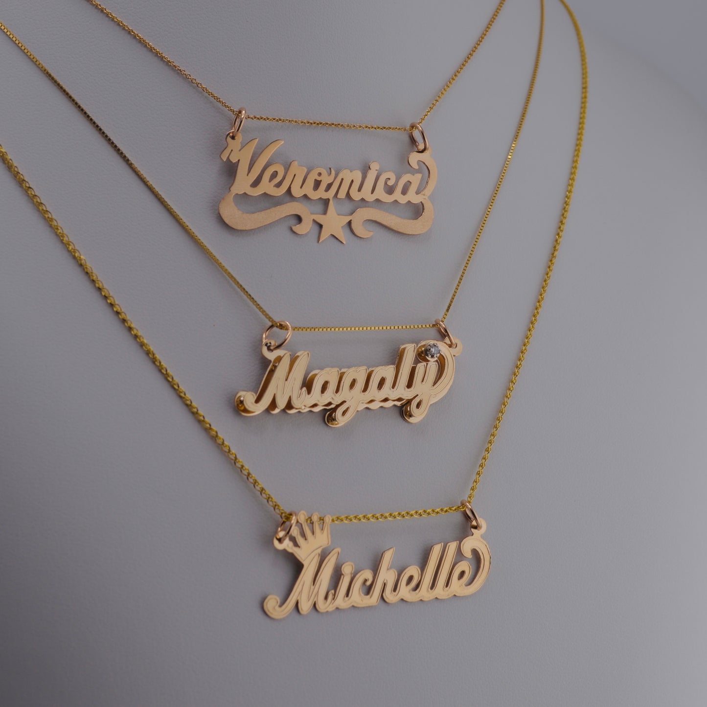 10K Crown Nameplate | Lined