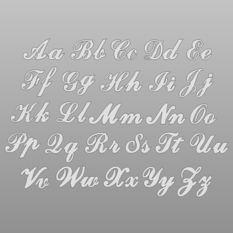 10K Gold Classic Nameplate Pendant | Plain